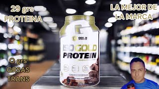 ISOGOLD PROTEIN de GOLD NUTRITION [upl. by Delainey771]