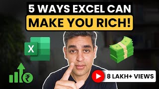 How I MADE MONEY from EXCEL and YOU CAN TOO  Career Tips 2023  Ankur Warikoo Hindi [upl. by Nosittam]