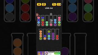 Ball Sort Puzzle Level 242 Walkthrough [upl. by Kenwrick]