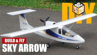 RC Sky Arrow Build and Fly [upl. by Hamrnand968]