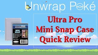 Ultra Pro Mini Snap Case Review [upl. by Paige]