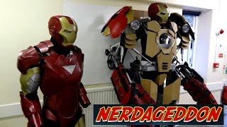 Nerdageddon DEFCON III Cosplay Vlog with Iron Man amp Hulkbuster  James Bruton [upl. by Georgetta699]