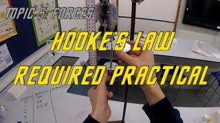 AQA GCSE Physics 91 Hookes Law Required Practical [upl. by Elsbeth]