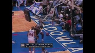 Shaquille ONeal Breaks the backboard [upl. by Llerrac]