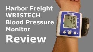 Harbor Freight Blood Pressure Monitor Review [upl. by Idram179]