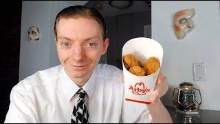 Arbys NEW Premium Chicken Nuggets Review [upl. by Skell229]