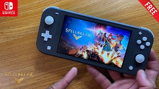 Spellbreak Nintendo Switch Lite Gameplay For Free [upl. by Ynnod]