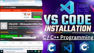 How to run C Program in Visual Studio Code  Install Mingw [upl. by Annyrb]