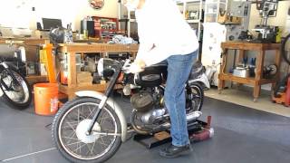 Motorcycle DIY Roller Starter Using 15amp Angle Grinder [upl. by Ellehsad789]