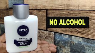 Best After Shave Lotion Without Alcohol  NIVEA MEN Shaving Sensitive After Shave Balm 100ml [upl. by Paddy]