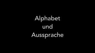 Englisch  Alphabet und Aussprache [upl. by Asher992]