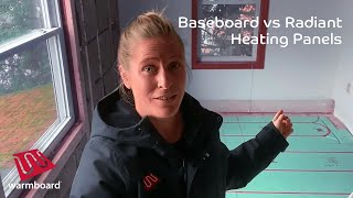 Baseboard Heating vs Warmboard [upl. by Erodoeht429]