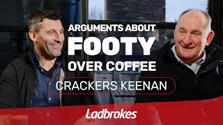 Arguments About Footy Over Coffee With AllTime Larrikin Crackers Keenan [upl. by Lanor]