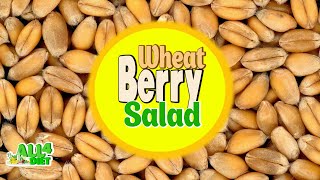 Weight loss salads for dinner amp wheat berry [upl. by Aisetra]