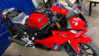 New 2024 Yamaha R15 v4 Full Detailed Review  OnRoad Price  New Features❤️ [upl. by Aleras]