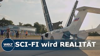 VISION DER ZUKUNFT Slovakisches Unternehmen fliegt mit quotAir Carquot in die nächste Stadt [upl. by Yrkcaz958]