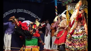 Yakshagana  Shri Devi mahatme  25  Manya as Rakthabeejasura [upl. by Yate748]