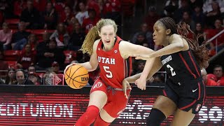 Gianna Kneepkens  Finishing at the rim  Utah Highlights 2223  WNBA Draft ‘25 Prospect [upl. by Nahtaj]