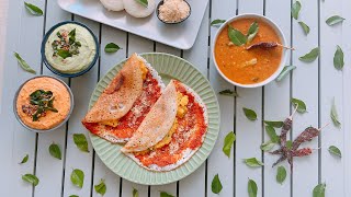 Erra Karam Dosa  Easy Cooking  Home Recipes  LoveBites [upl. by Goldfarb134]