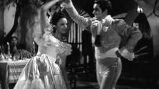 Tyrone Power amp Linda Darnell dance in THE MARK OF ZORRO [upl. by Auqenehs]