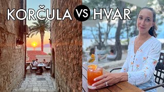 Hvar Vs Korčula  Which Croatian Island Should You Visit [upl. by Nocaj]