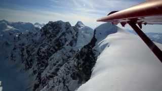 1 Minute Film Landing Kahiltna Glacier [upl. by Fair]