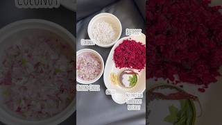 Beetroot Thoran  ബീറ്റ്റൂട്ട് തോരൻ  Easy Recipe  Kerala Sadhya Special shortsfeed shorts [upl. by Aerbas]