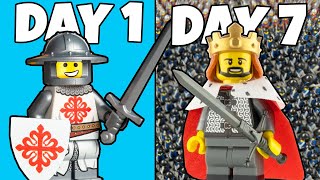 I built a LEGO Medieval Army in 7 Days [upl. by Lareneg154]