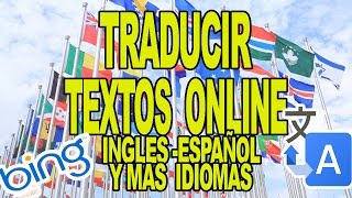 COMO TRADUCIR DE INGLES A ESPAÑOL  Como Traducir textos de Ingles Español Traductor De Google [upl. by Alessandro351]