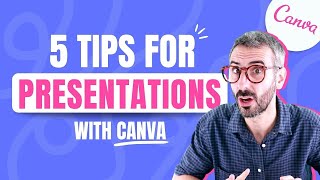 5 tips to create better PRESENTATIONS with Canva [upl. by Notla144]