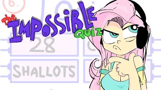 Fluttershee plays The Impossible Quiz 🍉  I NEVER ate cardboard [upl. by Davon663]