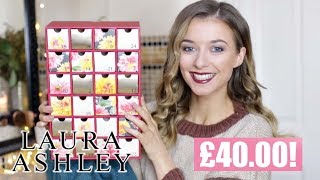 LAURA ASHLEY ADVENT CALENDAR  WINNER REVEALED GOOD VALUE [upl. by Sarnoff]