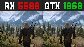 RX 5500 vs GTX 1060 6GB Gaming Benchmarks [upl. by Philips]