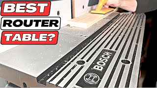 Bosch Router Table Overview  New Tool Day [upl. by Birkle]