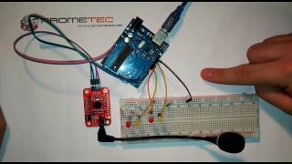 Arduino y reconocimiento de voz [upl. by Ronnoc]