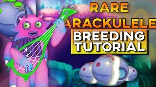 How to Breed RARE ARACKULELE  SOUND Ethereal  My Singing Monsters [upl. by Eralc]