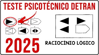 TESTE PSICOTÉCNICO DETRAN 2025 [upl. by Suckow845]