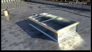 HVAC ROOFTOP INSTALL PART 1 HVAC [upl. by Feldstein]