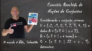 NOÇÕES DE CONJUNTOS  Exercício 29  Elementos dos Conjuntos [upl. by Mulligan]