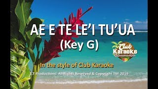 AE E TE LEI TUUA Samoan Karaoke Key G [upl. by Luahs]