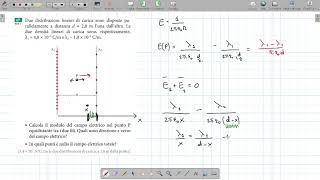 Campo elettrico  distribuzioni di carica  03 [upl. by Adaj]