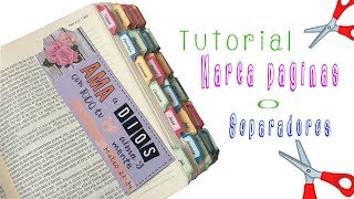 Como hacer un Marca páginas para Biblia DIY [upl. by Eadie]