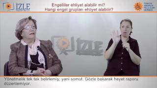 Engelliler ehliyet alabilir mi Hangi engel grupları ehliyet alabilir [upl. by Kyd]