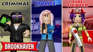 I roleplayed jobs in Brookhaven with Janet and Kate  Roblox [upl. by Libove289]