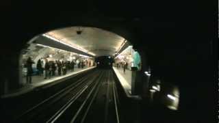 Ligne 7 du métro de Paris  Stalingrad  Opéra Deuxième partie HD [upl. by Thorwald44]