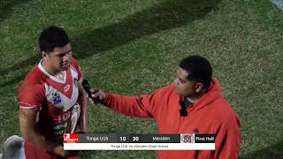 Tonga U16 Vs Marsden State School [upl. by Kiri]