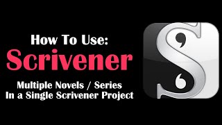 How to  Use Scrivener for Multiple Novels in a Single Project  ScrivenerWriting Author Tools [upl. by Gaeta694]