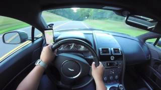 Driving an Aston Martin V8 Vantage POV Drive [upl. by Eugenius144]