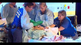 Resuscitative Hysterotomy Perimortem Caesarean section by the SMACCForce Simulation Team [upl. by Aticilef]