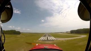 Aeronca Champ 7AC Wheel landing Sport Pilot Training [upl. by Nulubez]